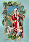 Merry Christmas avec Santa et les anges